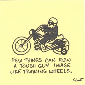 tough guy training wheels