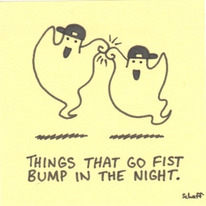 fist bump in the night
